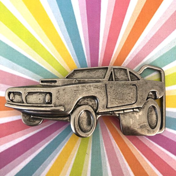 Kitsch 'n' Kouture Other - 1970’s inspired muscle car Hemi Cuda belt  buckle